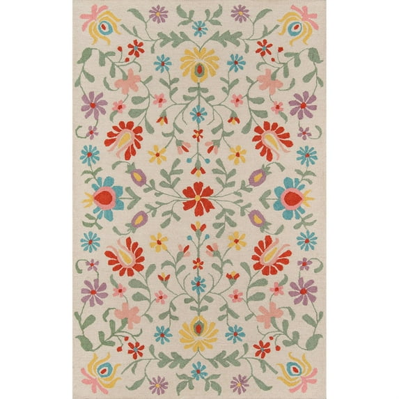 Momeni Newport Wool Hand Tufted Ivory Area Rug 9' X 12'