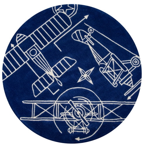 Momeni Lil Mo Hipster Blueprint Area Rug