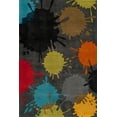 thumbnail image 1 of Momeni Novelty Polka Dots Modern Area Rugs, Multi-color, 1 of 3