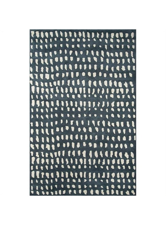 Novogratz Delmar DEL11 Blue Boho Dots 5' X 8'