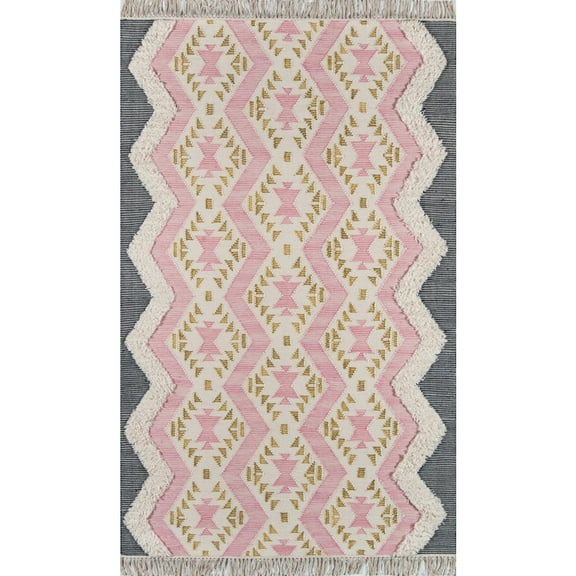 Novogratz Indio Area Rug, Pink, 2' X 3'