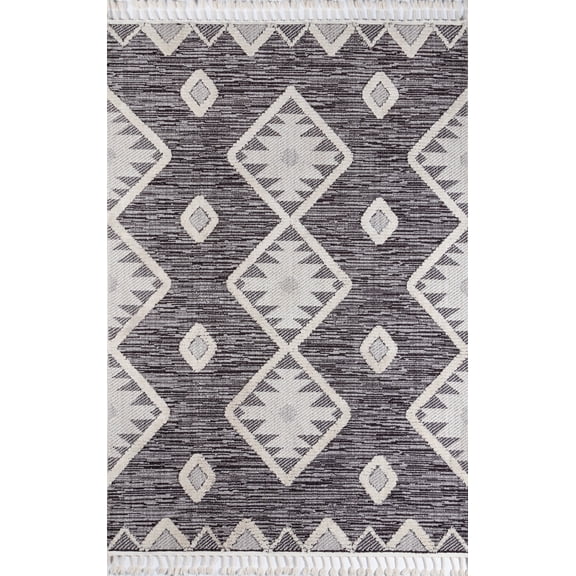 Momeni Odessa Geometric Contemporary Area Rugs, Off-White