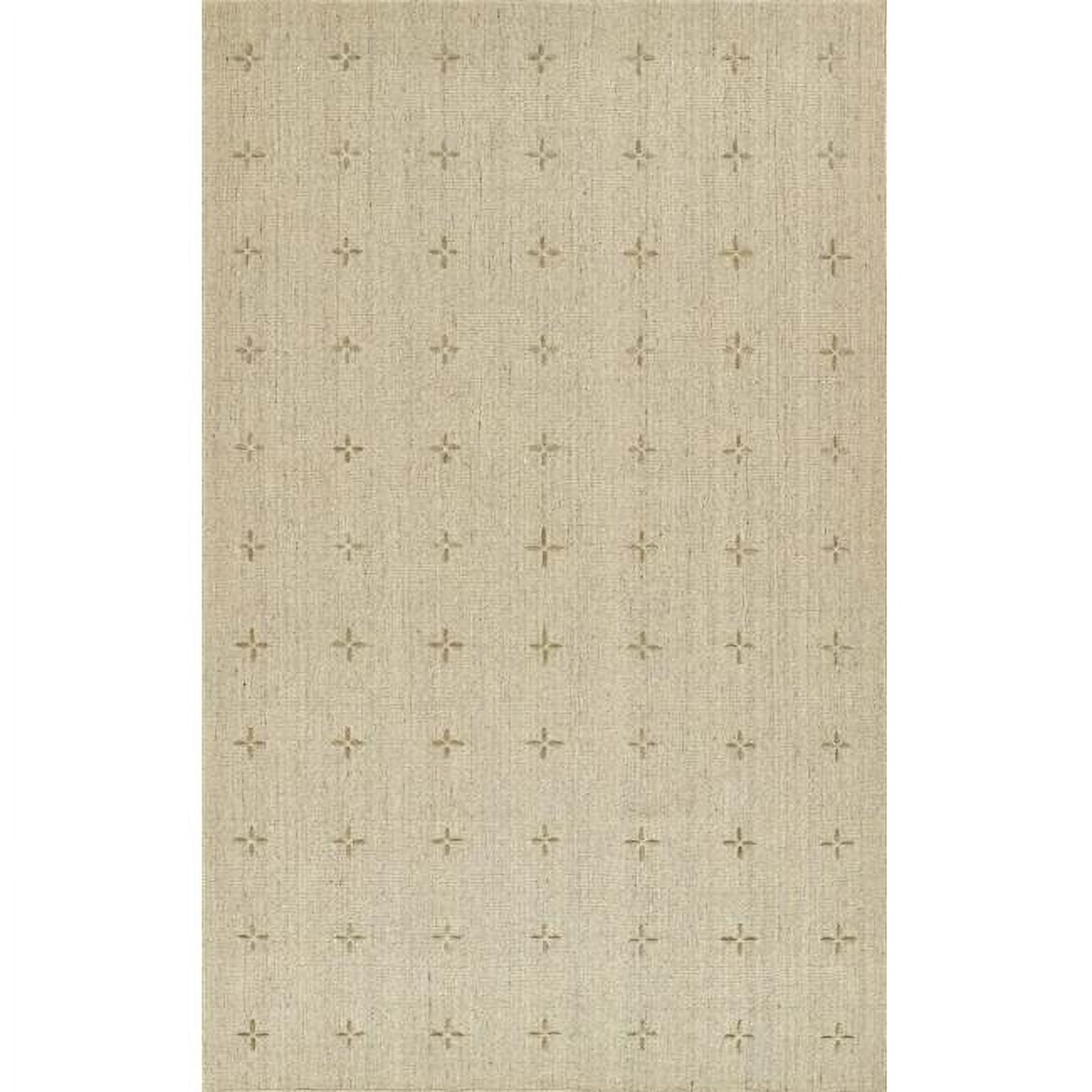 Natural Wool and Viscose 9' x 12' Handmade Rectangular Area Rug