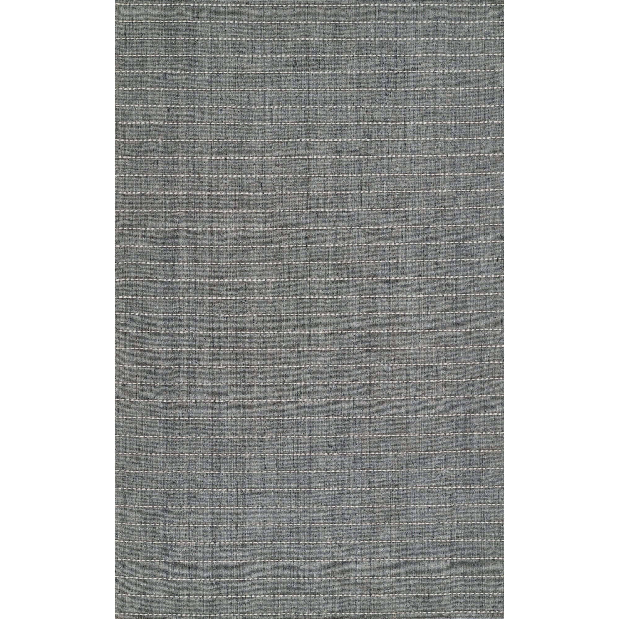 Oliver Blue Hand-Loomed Wool and Synthetic Runner Rug