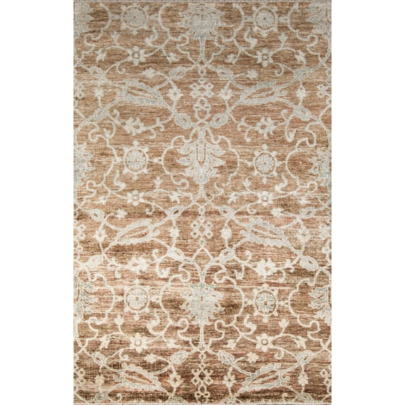 Momeni Oriental Flowers Bohemian Area Rugs, Brown