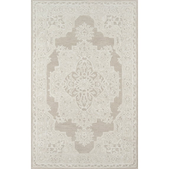 Momeni Oriental Traditional Area Rugs, Beige,36" x 60"
