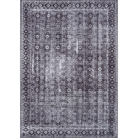 Momeni Traditional Rectangle Area Rug, Charcoal, 3' X 5'