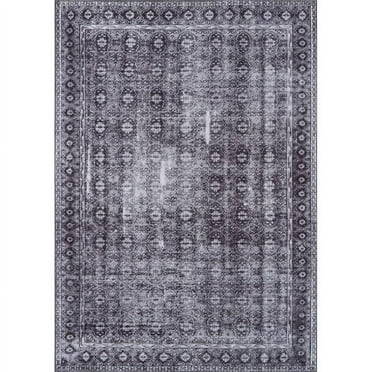 Momeni Oriental Traditional Area Rugs, Black