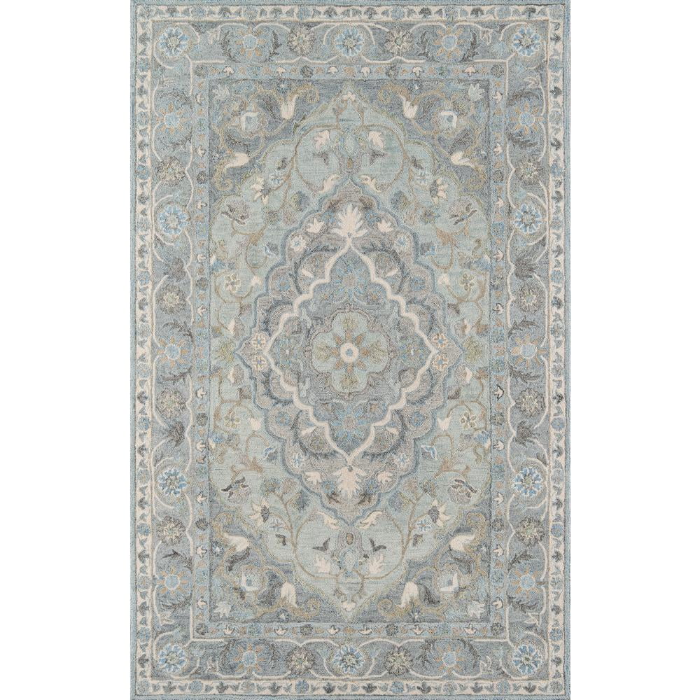 Momeni Tangier Hand Tufted Wool Blue Area Rug 9'6" X 13'6"
