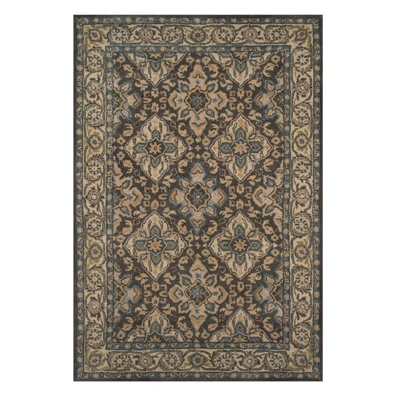 Momeni Oriental Traditional Area Rugs, Gray/Beige/Brown,36" x 2"