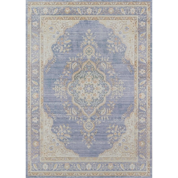 Momeni Oriental and Overdyed Traditional Area Rugs, Blue