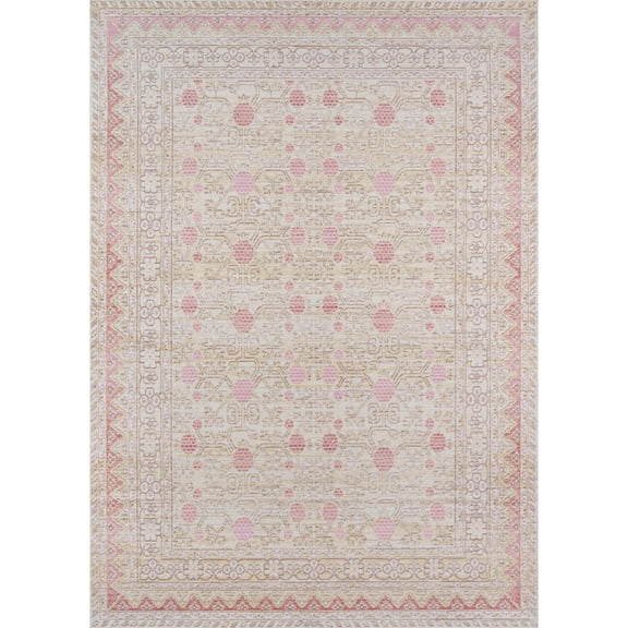 Momeni Oriental and Overdyed Traditional Area Rugs, Pink