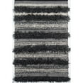 thumbnail image 1 of Momeni Otto Striped Hand Woven Black Area Rug 5' X 7'6", 1 of 4