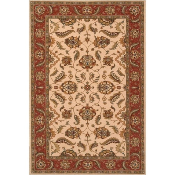 Momeni Persian Garden 2' X 3' Traditional Rug in Ivory