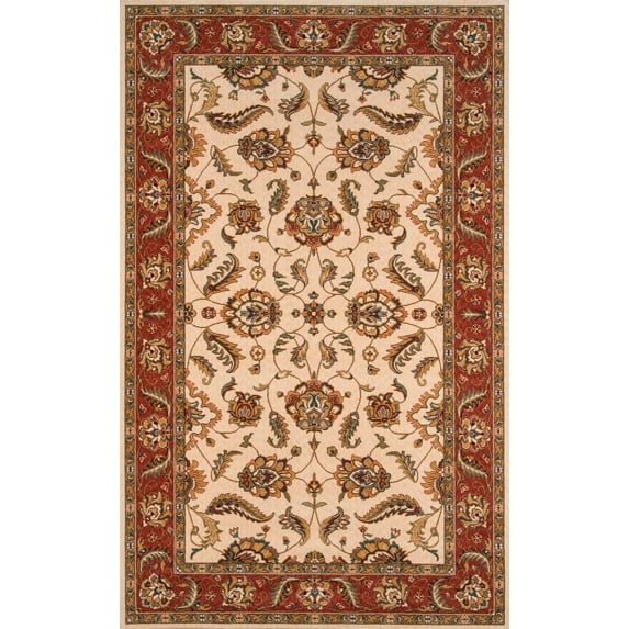 Momeni Persian Garden 5' X 8' Traditional Rug in Ivory