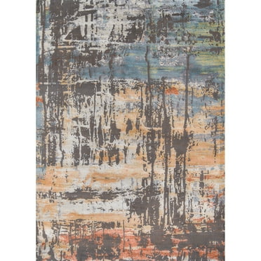 Momeni Portland Machine Made Polypropylene and Polyester Multi Area Rug 3'11" X 5'7"