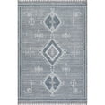 thumbnail image 1 of Momeni Rabat Polyester Blue Area Rug 5'3" X 7'6", 1 of 10