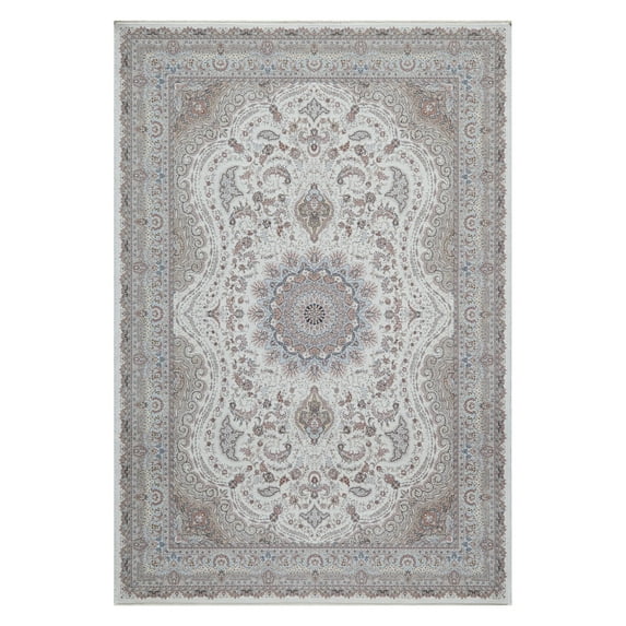Momeni Renaissance Collection Belgium Machine Made Ivory Area Rugs Ivory 9'10"X13'2"