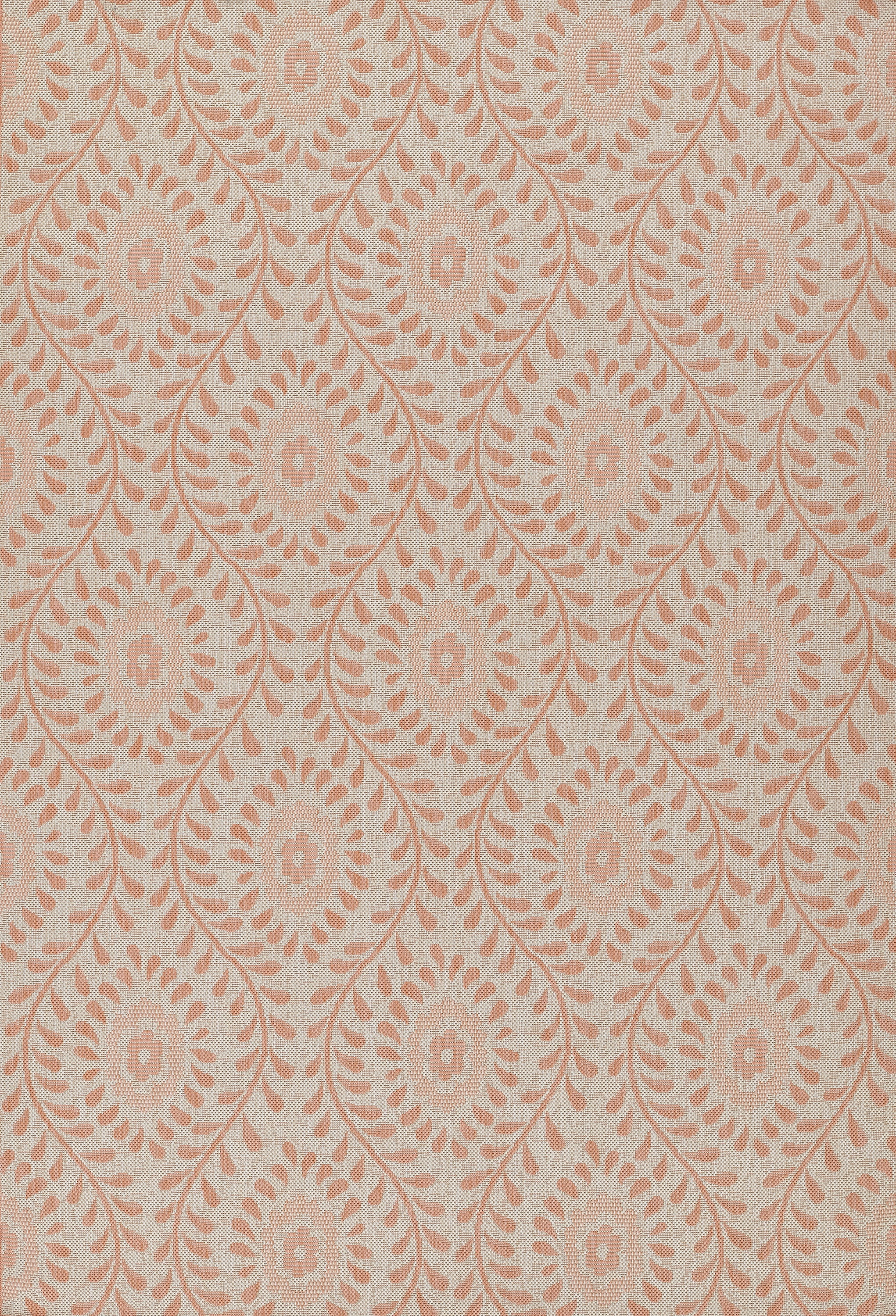 Coral Bliss 8' x 10' Reversible Synthetic Easy-Care Rug