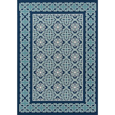 Momeni Como Polypropylene Machine Made Tan Indoor Outdoor Rug 5' X 7'6 ...