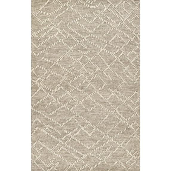 Momeni Rugs EVERTEVT-5NAT90C0 Everett Area Rug, 9'0" X 12'0" Grey Carpet for Living Room, Bedroom, Entryway, Dining Room, and Home Office