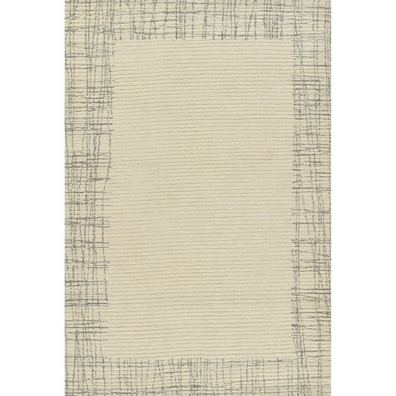 Momeni Rugs EVERTEVT-7IVY2040 Everett Area Rug, 2'0" X 4'0" Grey Carpet for Living Room, Bedroom, Entryway, Dining Room, and Home Office