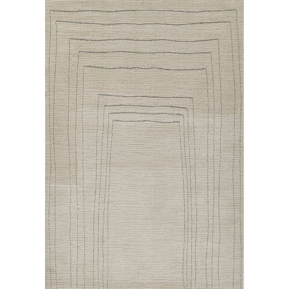 Momeni Rugs Wren 1 Area Rug, 5'3" X 7'3" Ivory Carpet for Living Room, Bedroom, Hallways, Bathroom, and Home Office