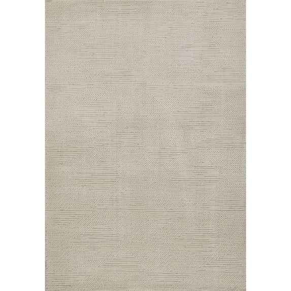 Momeni Rugs Wren 5 Area Rug, 5'3" X 7'3" Ivory Carpet for Living Room, Bedroom, Hallways, Bathroom, and Home Office
