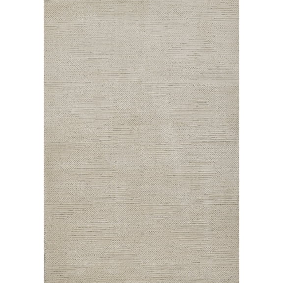 Momeni Rugs Wren 5 Area Rug, 5'3" X 7'3" Ivory Carpet for Living Room, Bedroom, Hallways, Bathroom, and Home Office