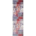thumbnail image 1 of Momeni Rustic Romance Polyester Machine Made Purple Runner 2'3" X 8', 1 of 4