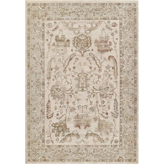 Momeni SAMIRSAM-4RST3656 3 ft. 6 in. x 5 ft. 6 in. Patara Machine Made Rectangle Area Rug, Rust