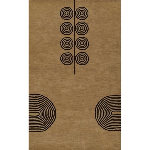 Momeni Simba 8' X 10' Rectangle Area Rugs With Beige Finish SIMBASIM-6BGE80A0