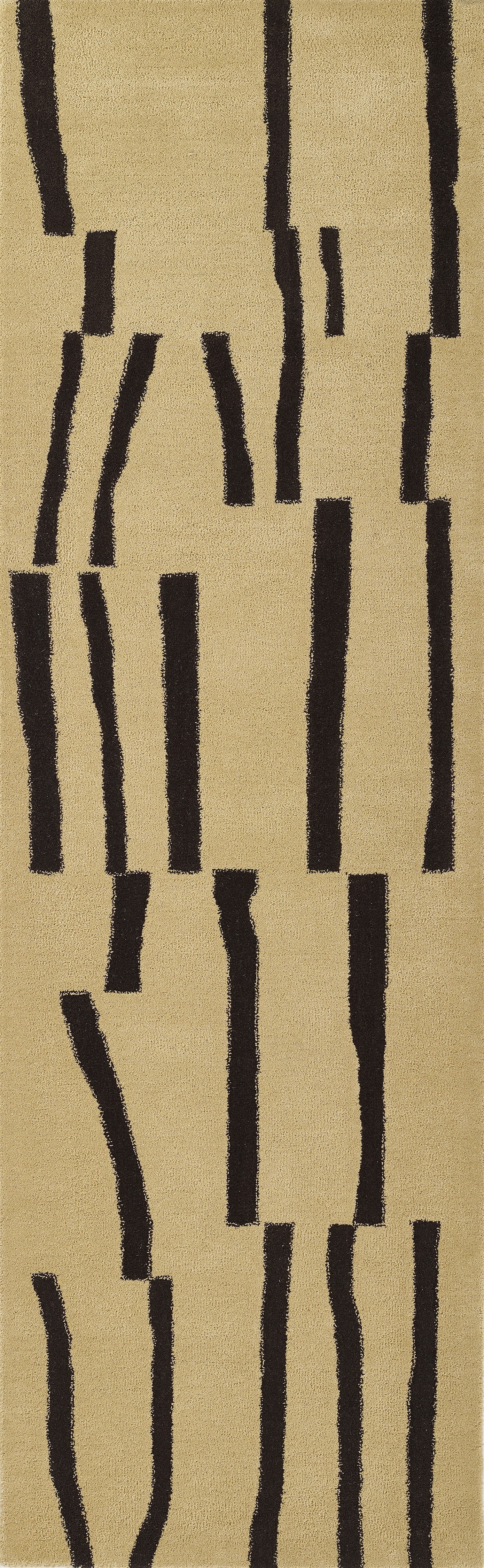 Momeni Simba Hand Tufted Wool Geometric Ivory Area Rug 2'6