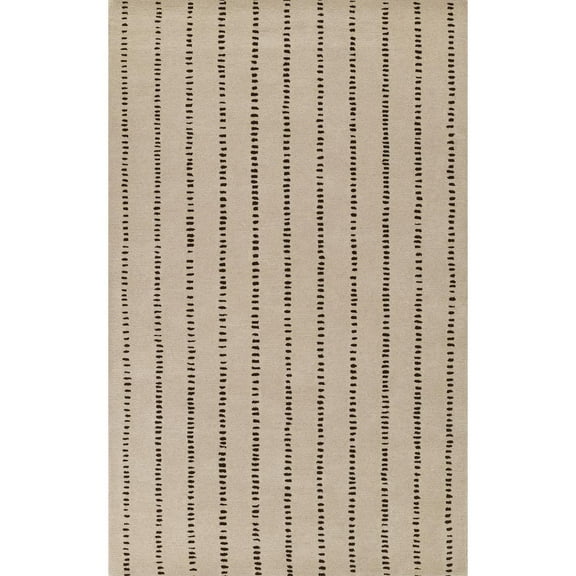 Momeni Contemporary Rectangle Area Rug, Ivory, 2' X 3'