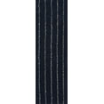thumbnail image 1 of Momeni Simba Hand Tufted Wool Striped Navy Area Rug 2'6" X 8' Runner, 1 of 8