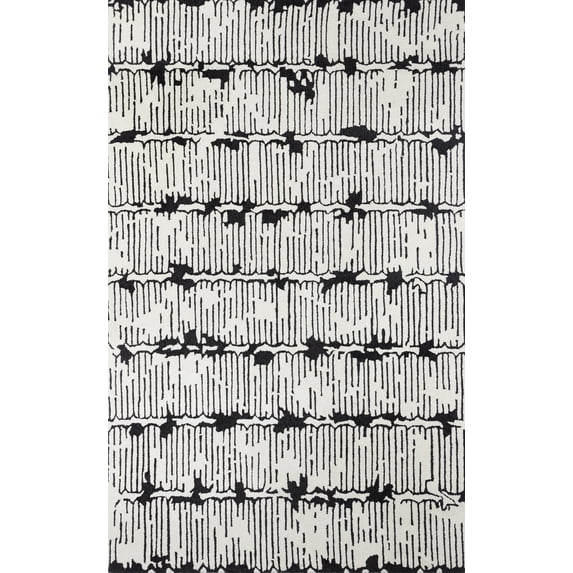 Momeni Smith Area Rug, Black, 2'6" X 8' Runner