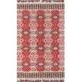 thumbnail image 1 of Momeni Southwestern Transitional Area Rugs, Red/Off-White,43"x67", 1 of 6