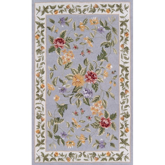 Spencer Area Rug, Blue, 5' X 8'
