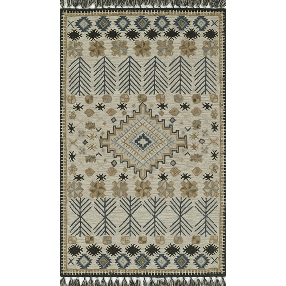 Momeni Tahoe Hand Tufted Wool Transitional Ivory Area Rug 2' X 3'