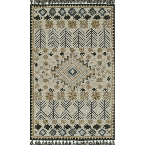Momeni Tahoe Hand Tufted Wool Transitional Ivory Area Rug 7'6" X 9'6"