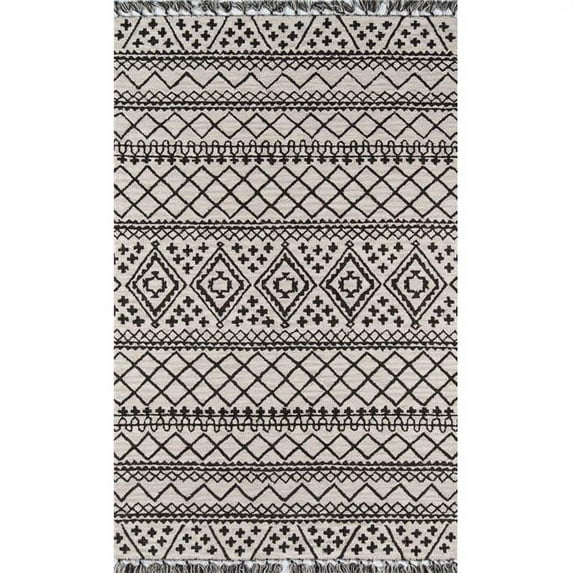Momeni Tahoe Wool Hand Tufted Grey Area Rug 3'6" X 5'6"