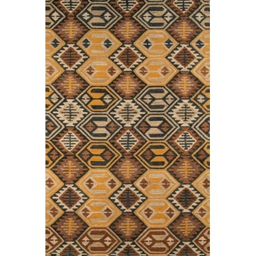 Momeni Tangier 2' X 3' Transitional Hand Tufted Wool Rug in Black