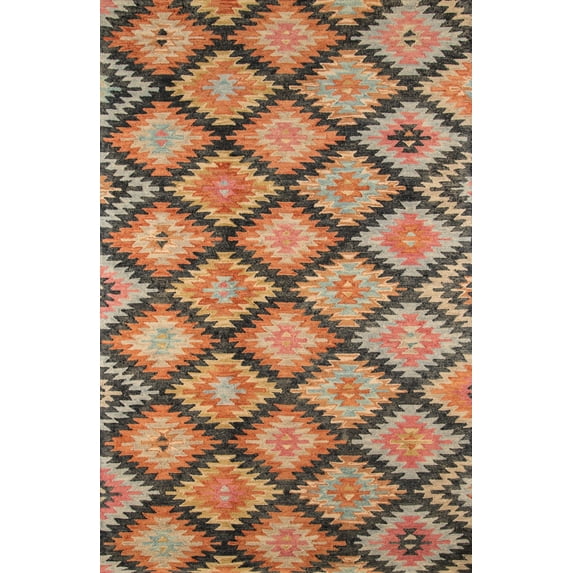 Momeni Tangier Wool Hand Tufted Black Area Rug 3'6" X 5'6"