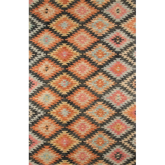 Momeni Tangier Wool Hand Tufted Black Area Rug 2'3" X 8' Runner