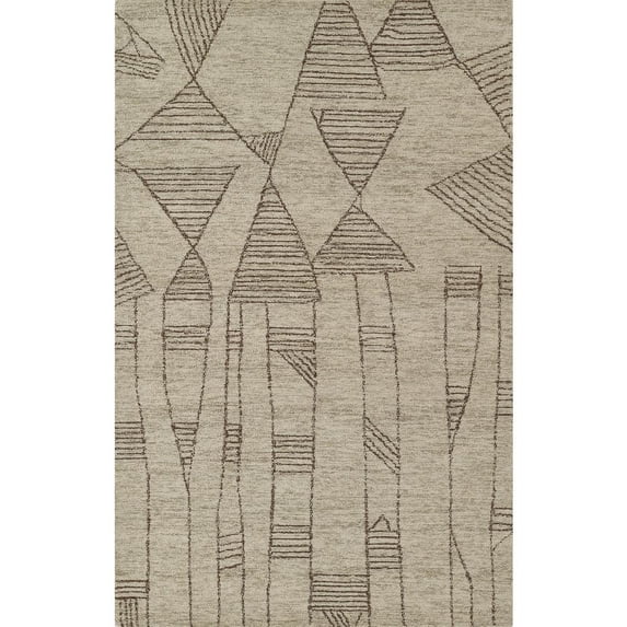 Momeni Contemporary Rectangle Area Rug, Grey, 9' X 12'
