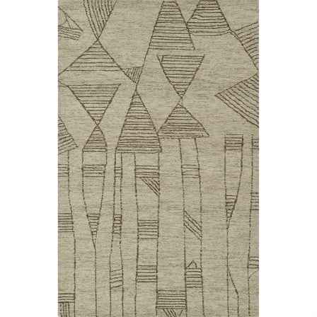 Momeni Contemporary Rectangle Area Rug, Grey, 3'6" X 5'6"