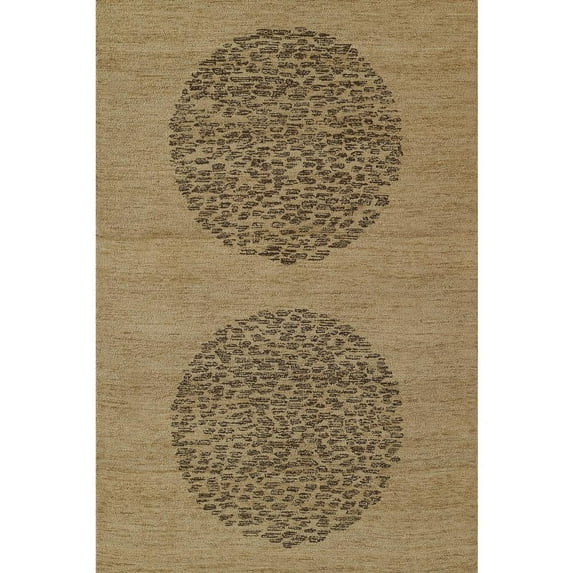 Momeni Contemporary Rectangle Area Rug, Natural, 9' X 12'
