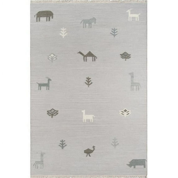 Thompson Area Rug, Grey, 5' X 7'6"