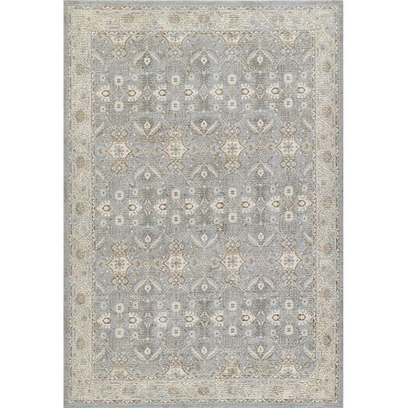 Momeni Traditional Rectangle Area Rug, Blue, 5'3" X 7'9"