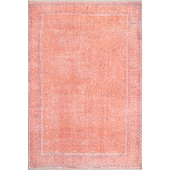 Momeni Traditional Rectangle Area Rug, Coral, 5'6" X 8'6"